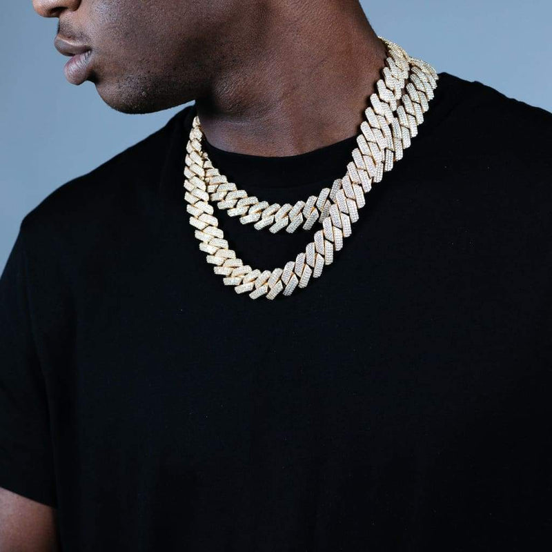 Miami Moissanite Chain 20mm Vermeil