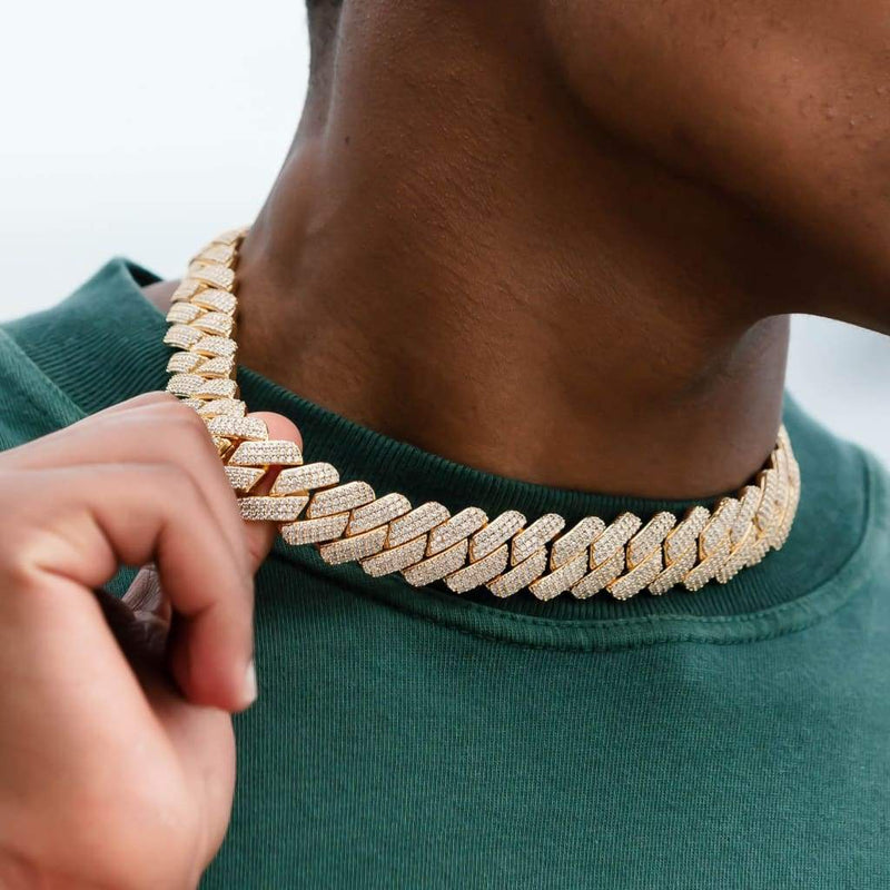 Miami Moissanite Chain 20mm Vermeil