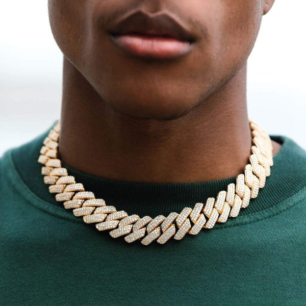 Miami Moissanite Chain 20mm Vermeil