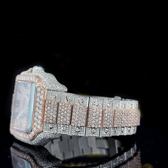 Santos Full Diamond Watch