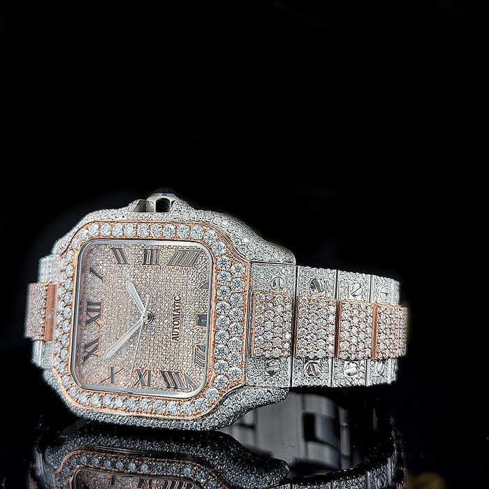 Santos Full Diamond Watch