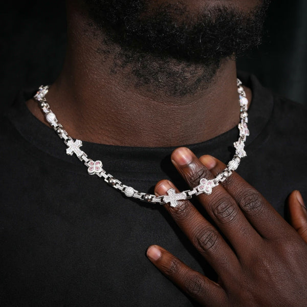 Diamond Tennis Chain 5mm - 925 Silver