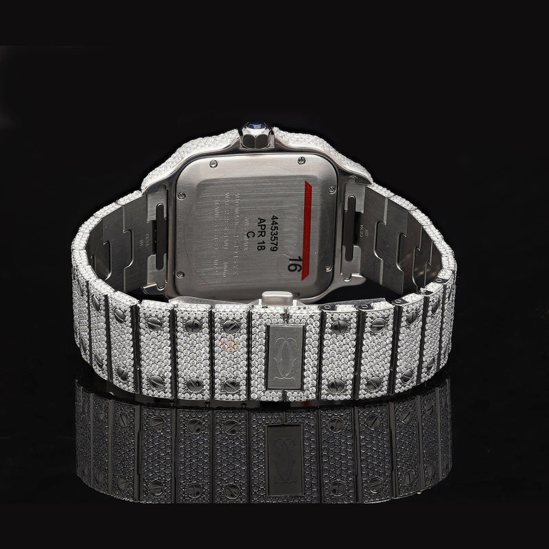 Santos Full Diamond Watch