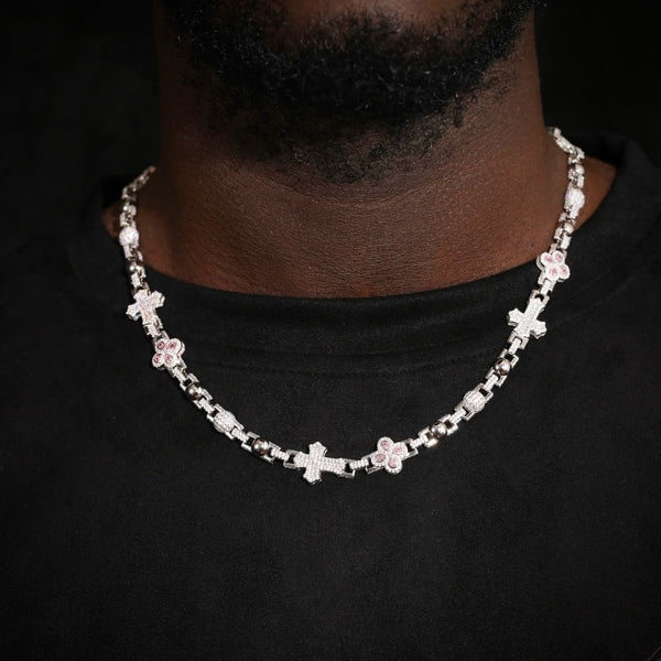 Diamond Tennis Chain 5mm - 925 Silver