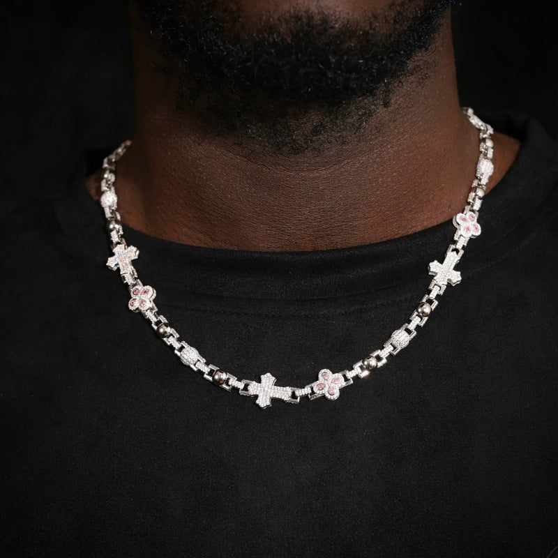 Diamond Tennis Chain 5mm - 925 Silver