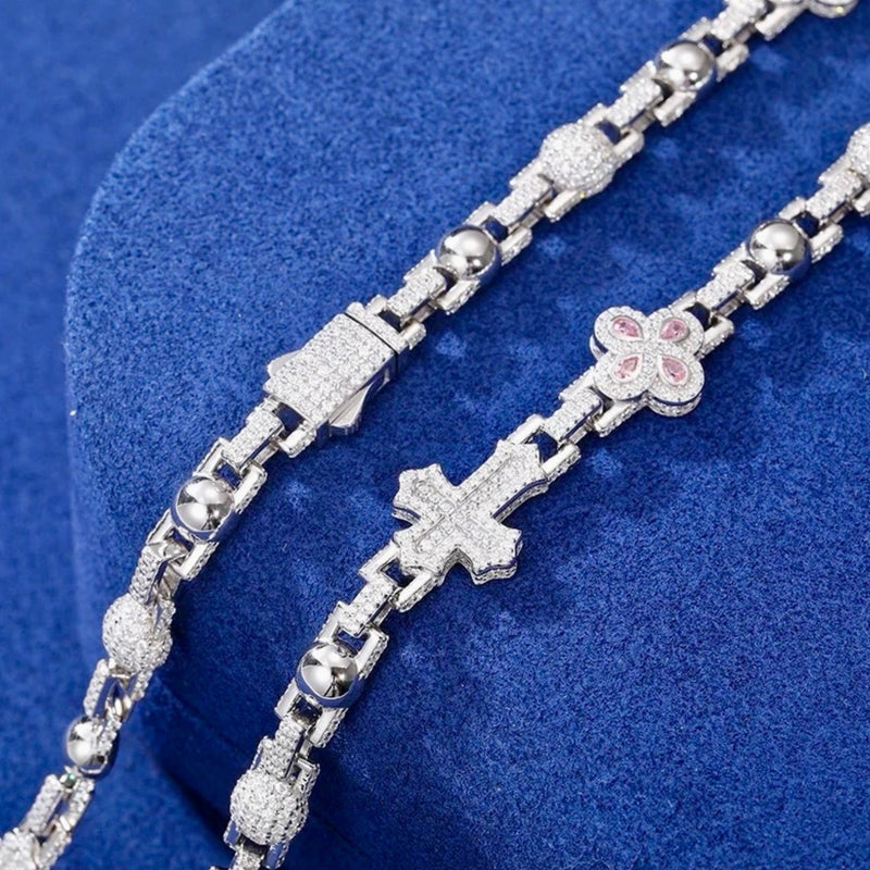 Diamond Tennis Chain 5mm - 925 Silver