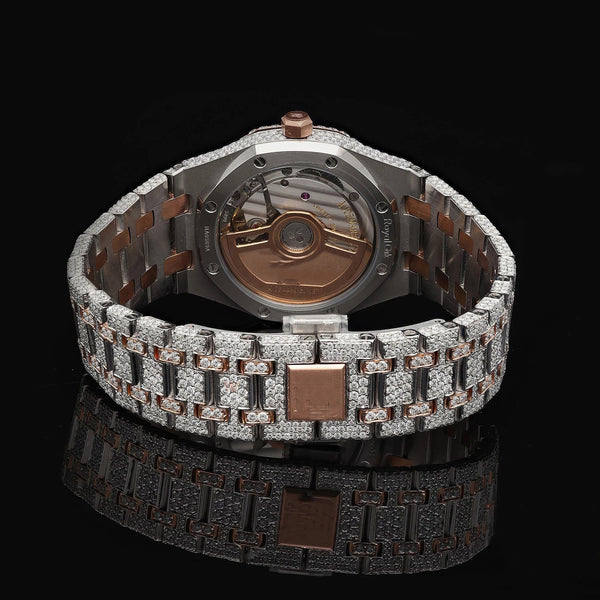 Reloj Piguet Full Diamond Moissanita Dos Tonos 42MM