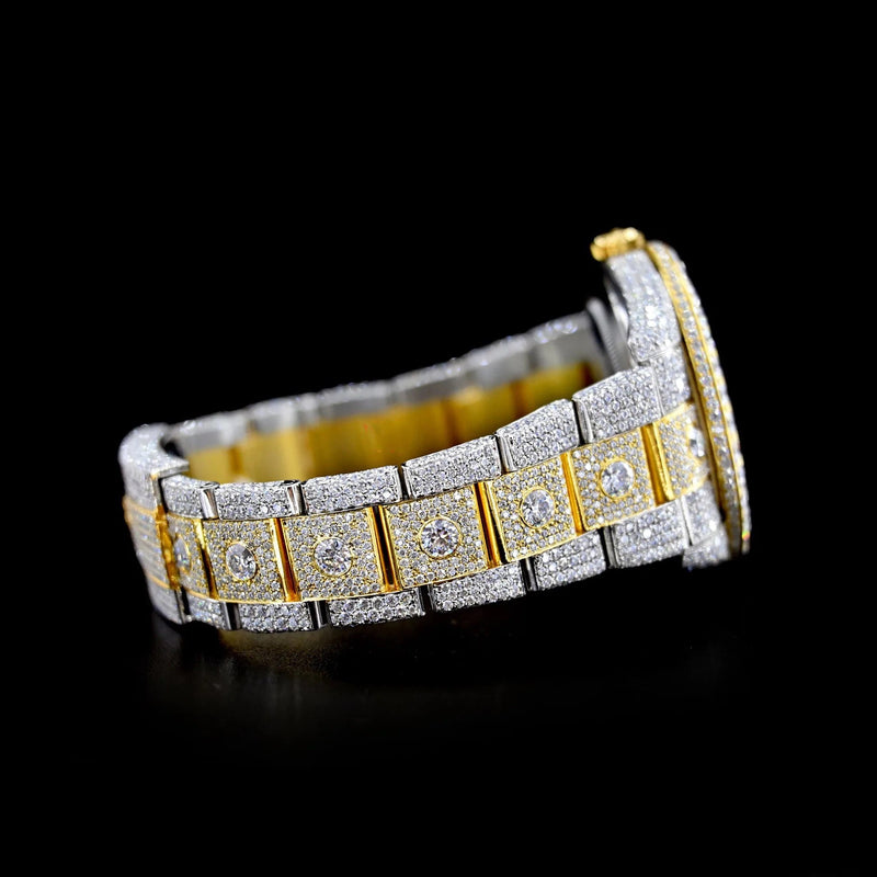Arabic Full Diamond Watch