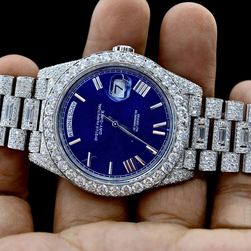 Diamond Roman Presidential Watch - Gold
