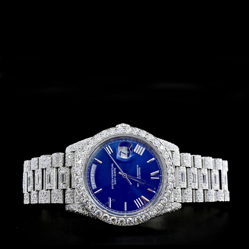 Diamond Roman Presidential Watch - Gold