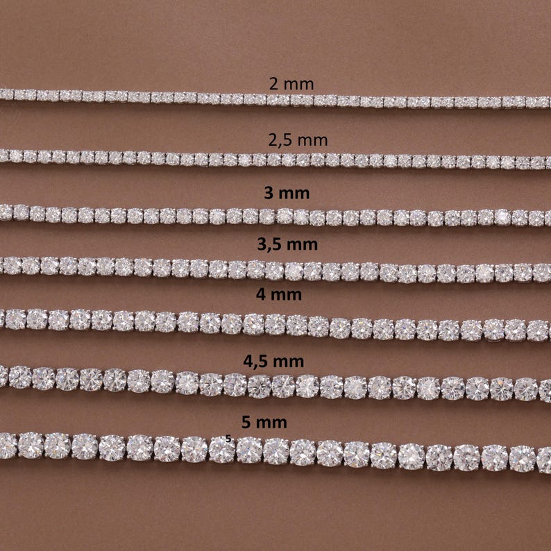 tennis bracelet | Sparkling CZ Stones | Dainty Minimalist Jewelry Gift Moissanite