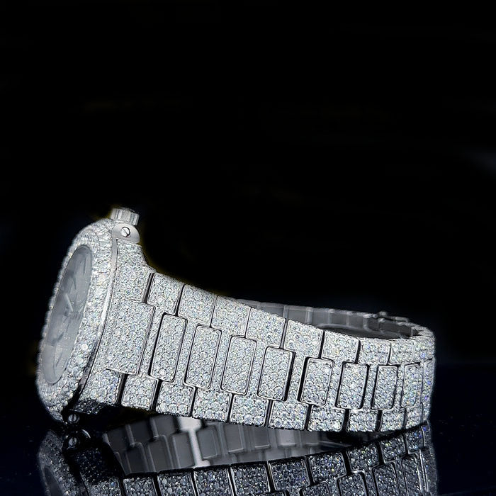 Santos Skeleton Full Diamond Watch